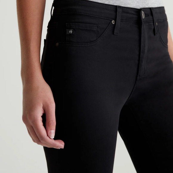 AG Adriano Goldschmied Dark Black Jeans Cropped Jeans Size 25R - Picture 9 of 10